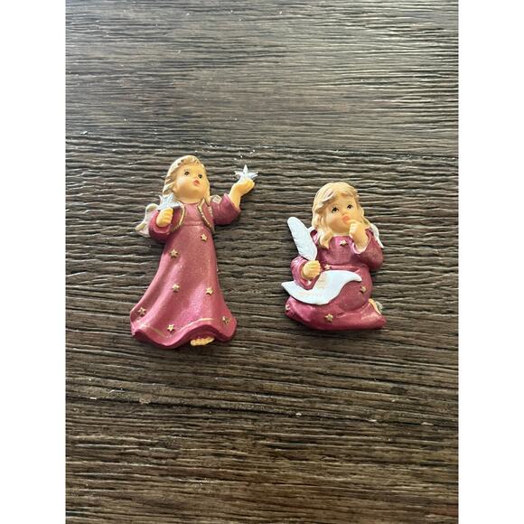 Hummel resin Angel magnets lot 2 - Picture 1 of 4